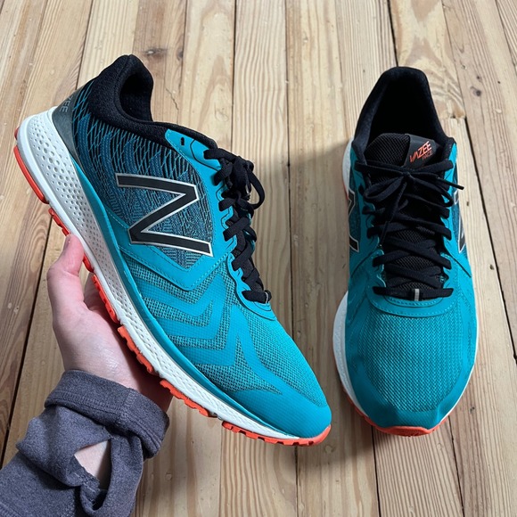New Balance Vazee Pace v2 Mens 12.5 2E Wide Teal Black Running Shoes athletic main image 5